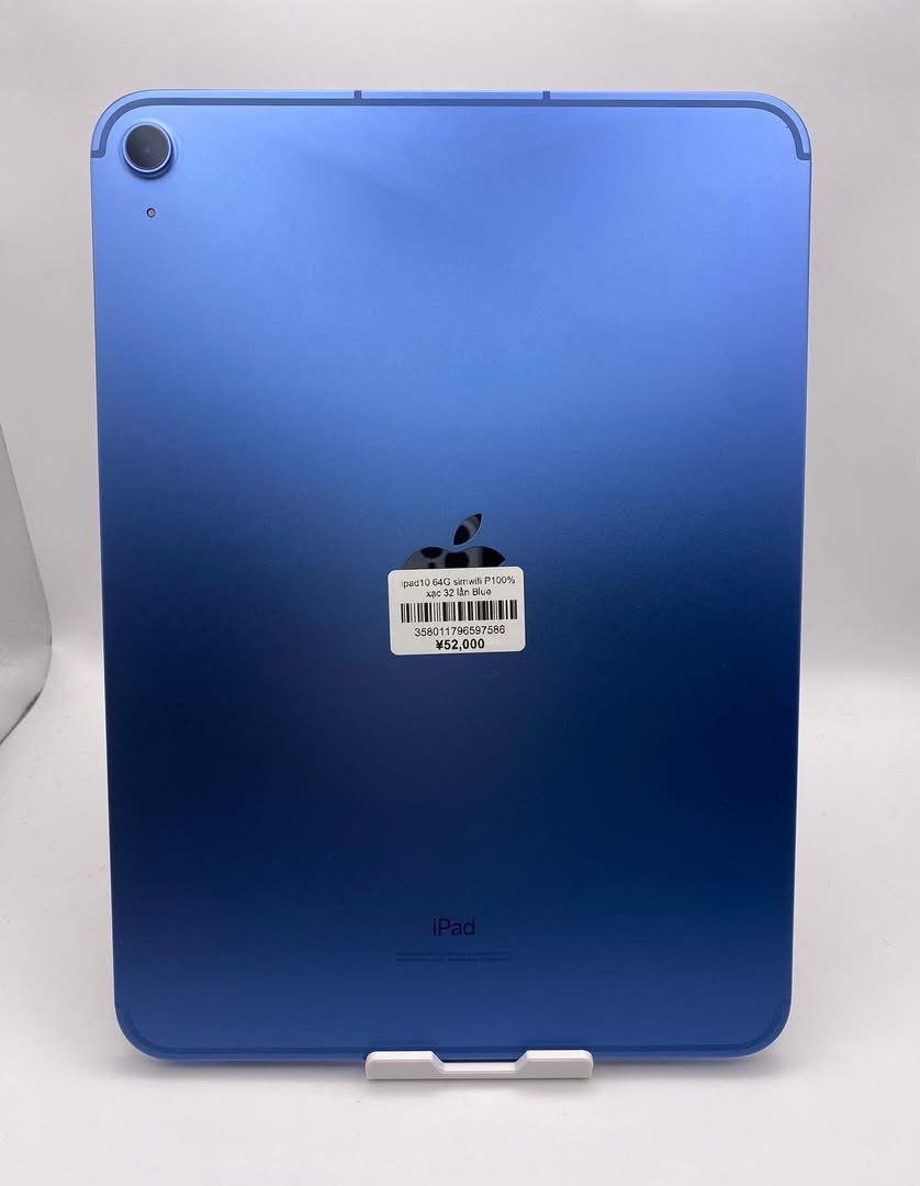 ipad Gen 10 64G bản sim và wifi màu xanh Blue